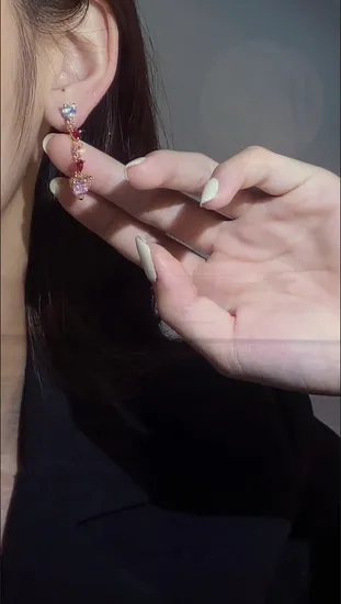 Popular Jewelry Unique Irregular Design Daily Wear Hoop Earrings for Ladies