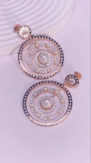 Women & Man Accessories 18K Rose Gold 925 Silver Fashion Jewelry Hip