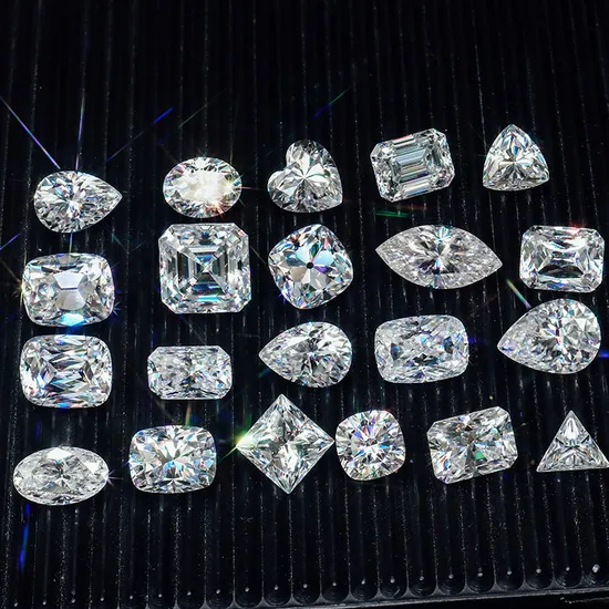Sterling Silver 1CT Moissanite Drop Earrings Mass Production White Yellow Gold Plated Wholesale Earrings 