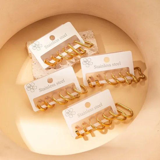 Retro Fashion Drill Drops Long Titanium Steel Stud Earrings Female Simple Hundred Versatile No Color Loss Earrings 