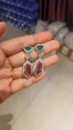 Mother Freshwater Drop Hoop Jewelry Plated Women Pearl Earring 